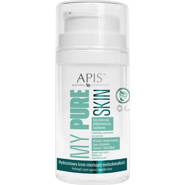 APIS My Pure Skin hydrożelowy krem niwelujący niedoskonałości 50ml