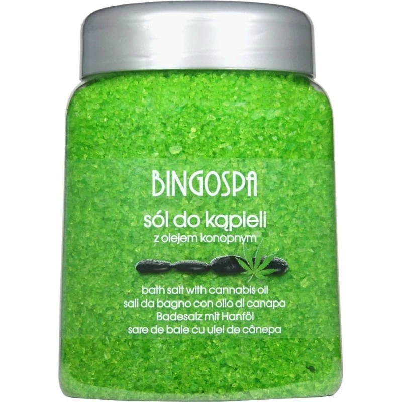 BingoSpa Sól do kąpieli z olejkiem konopnym 850g