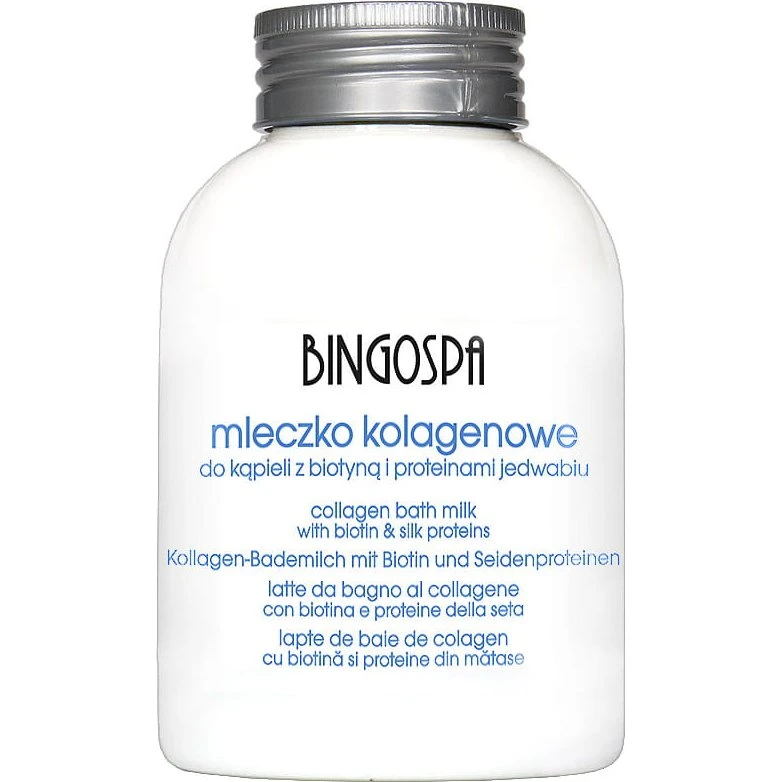 BingoSpa Mleczko kolagenowe z biotyną i proteinami jedwabiu 500ml