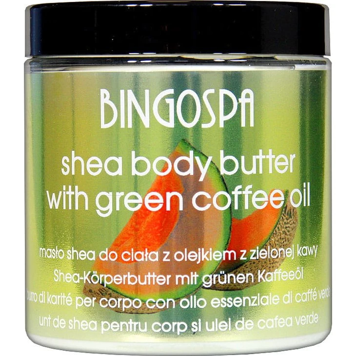 BingoSpa Masło Shea z Zieloną Kawą i Melonem 250g