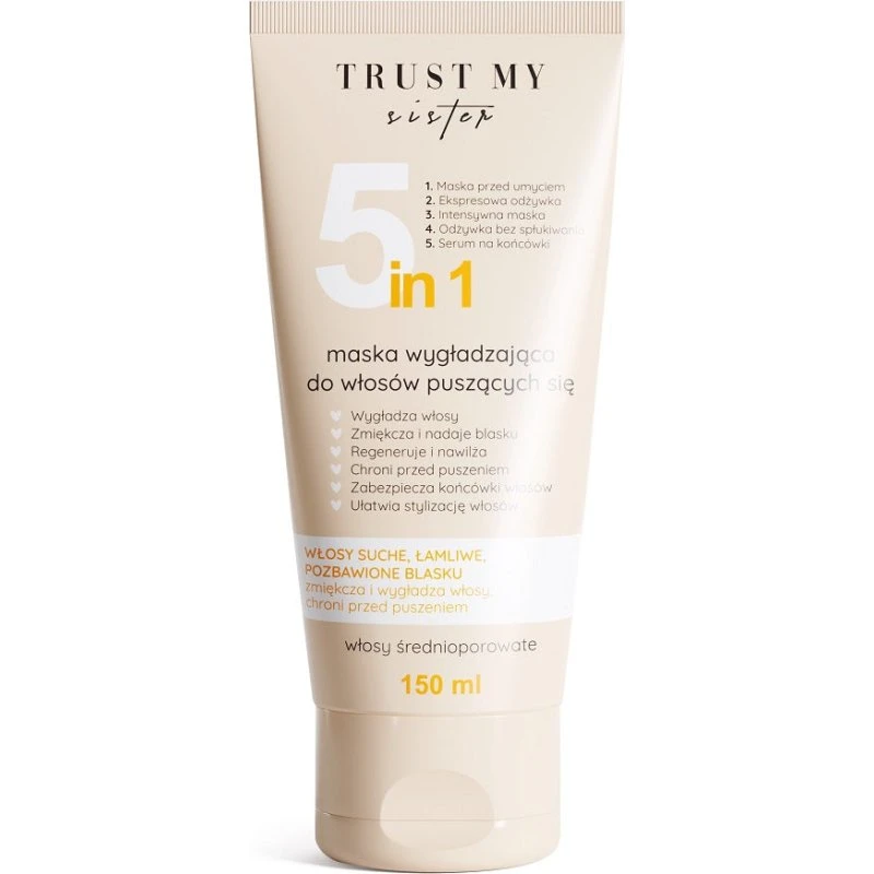 Trust My Sister 5in1 Maska do włosów średnioporowatych 150ml