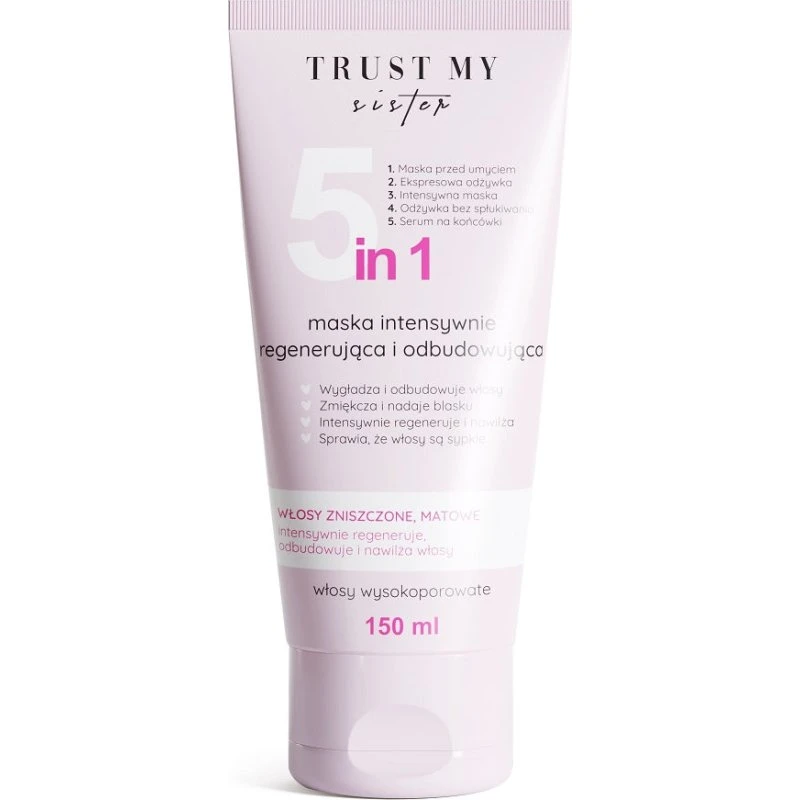 Trust My Sister 5in1 Maska do włosów wysokoporowatych 150ml