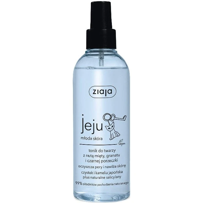 Ziaja Jeju Tonik do twarzy w sprayu z miętą i granatem, 200ml