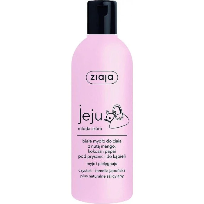 Ziaja Jeju Białe Mydło do Ciała Mango, Kokos i Papaja 300ml
