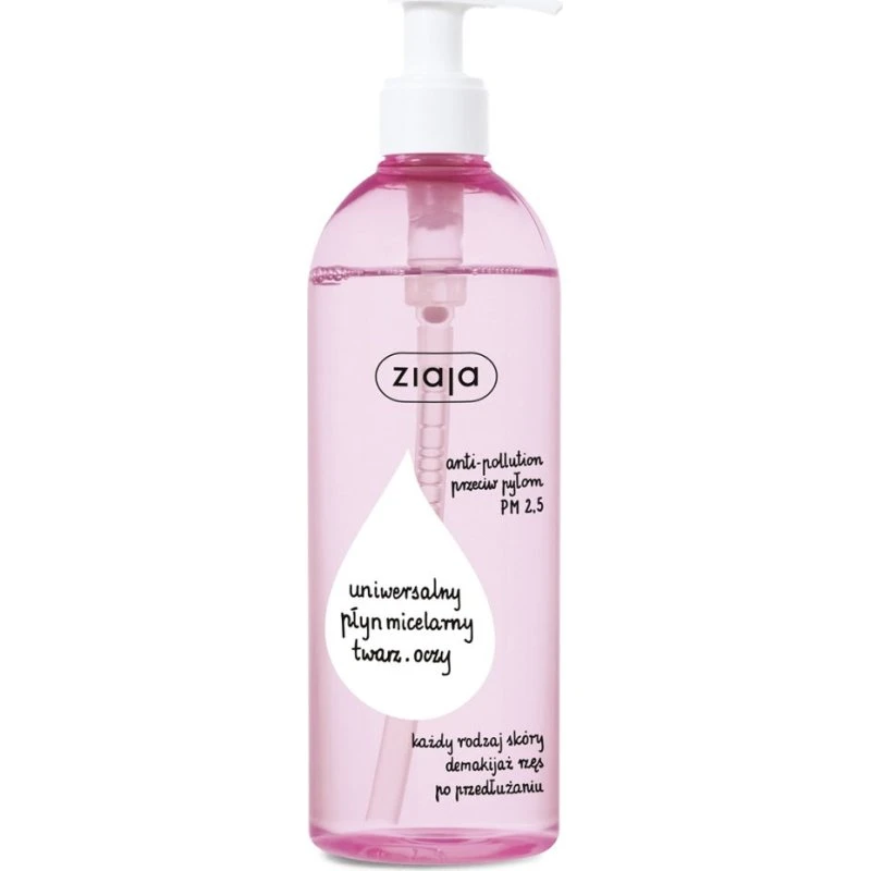 Ziaja Płyn micelarny uniwersalny do demakijażu twarzy i oczu 390ml