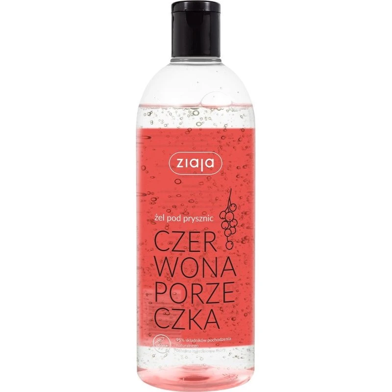 Ziaja Vegan żel pod prysznic Czerwona Porzeczka 500ml