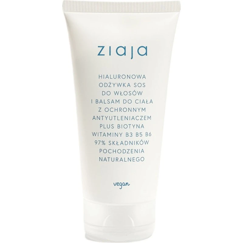 Ziaja Hialuronowa odżywka SOS do włosów i balsam do ciała 160ml