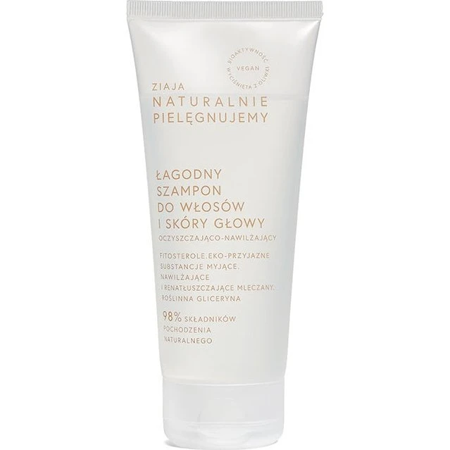 Ziaja Naturalnie Pielęgnujemy łagodny szampon oczyszczająco-nawilżający 200ml
