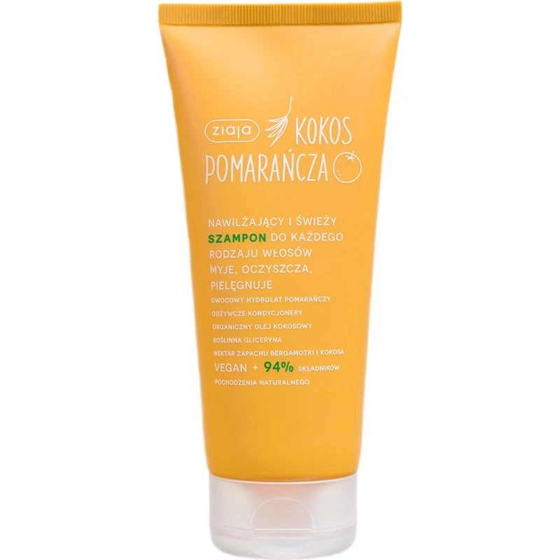 Ziaja Kokos Pomarańcza Szampon Nawilżający 200ml