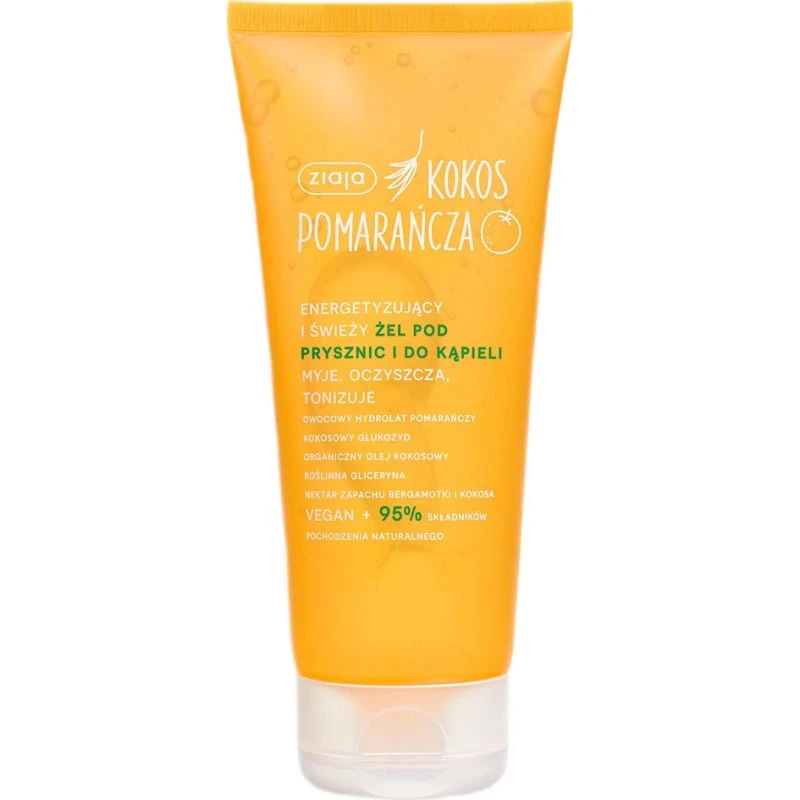 Ziaja Kokos Pomarańcza Żel pod prysznic i do kąpieli 200ml