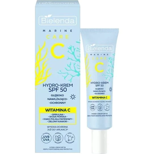 Bielenda C Marine Care hydro-krem SPF50 nawilżający 40ml