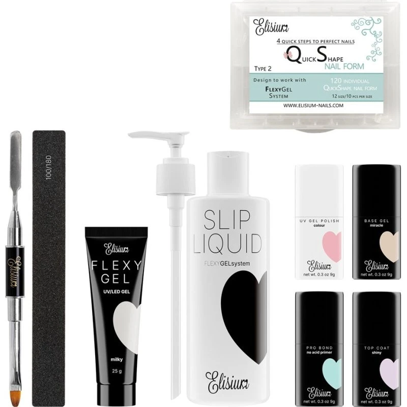 Elisium FlexyGel Maxi Quick Shape Typ 2 - Zestaw do manicure