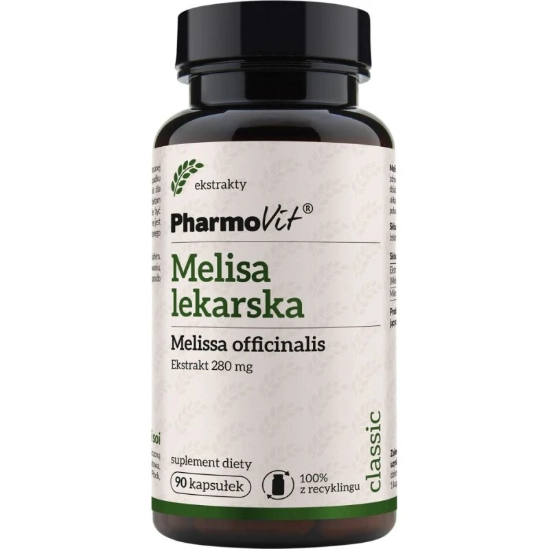 Pharmovit Melisa lekarska 280 mg, 90 kapsułek