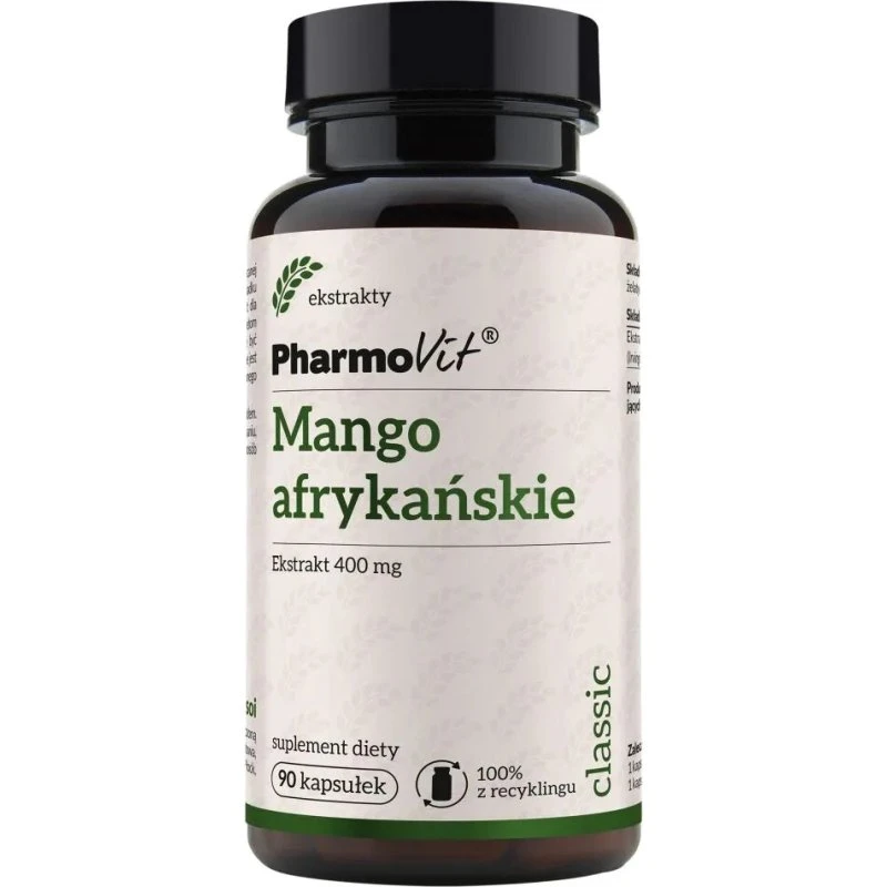 Pharmovit Mango afrykańskie 400 mg, 90 kapsułek