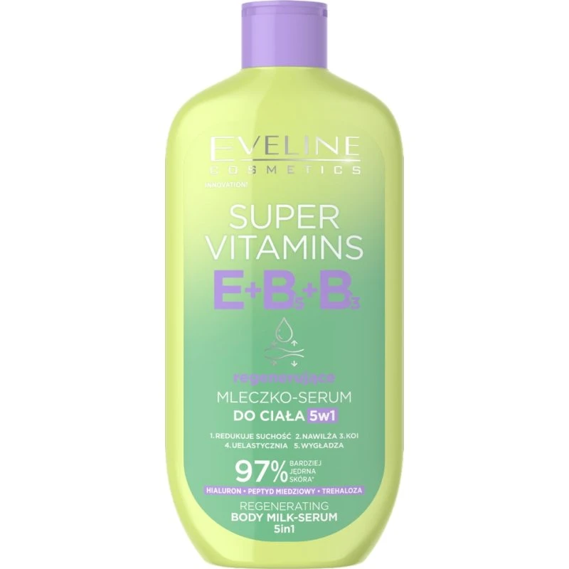 Eveline Cosmetics Super Vitamins regenerujące mleczko-serum 350ml