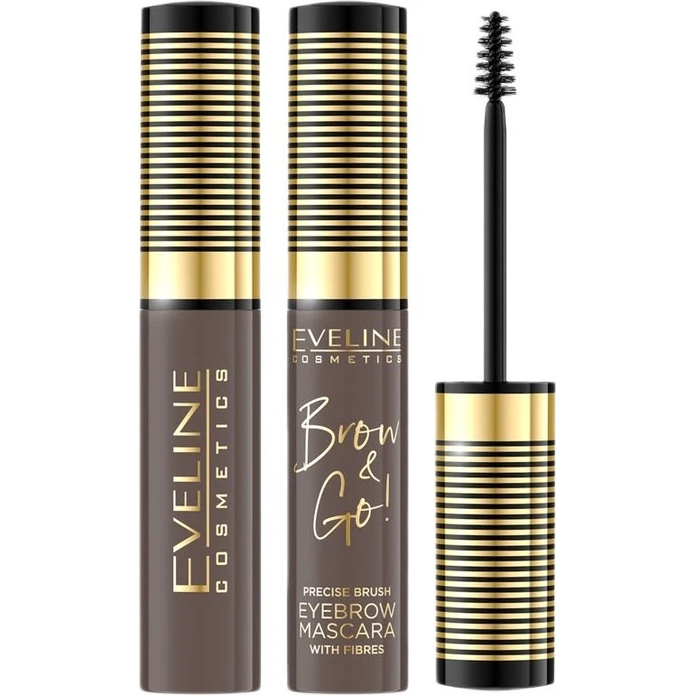 Eveline Cosmetics Brow & Go! Maskara do brwi 05 Taupe 6ml