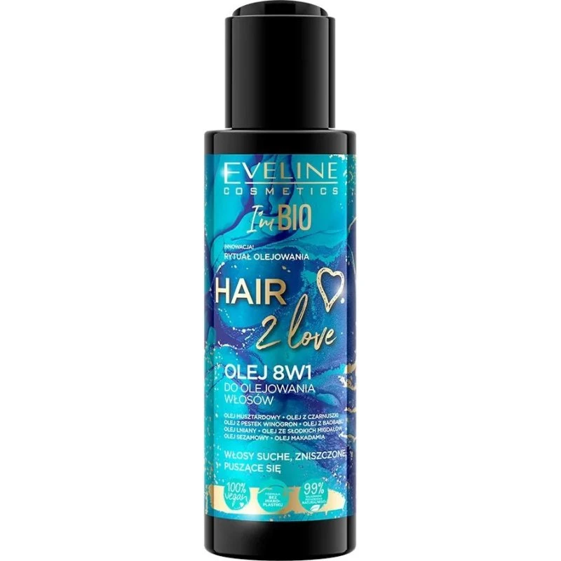 Eveline Cosmetics Hair 2 Love olej 8w1 do olejowania 110ml