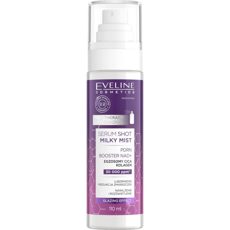 Eveline Cosmetics Serum Shot PDRN Booster NAD+ Mleczna Mgiełka 110ml