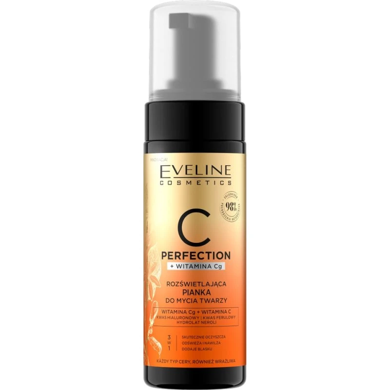 Eveline Cosmetics C-Perfection rozświetlająca pianka do mycia twarzy 150ml
