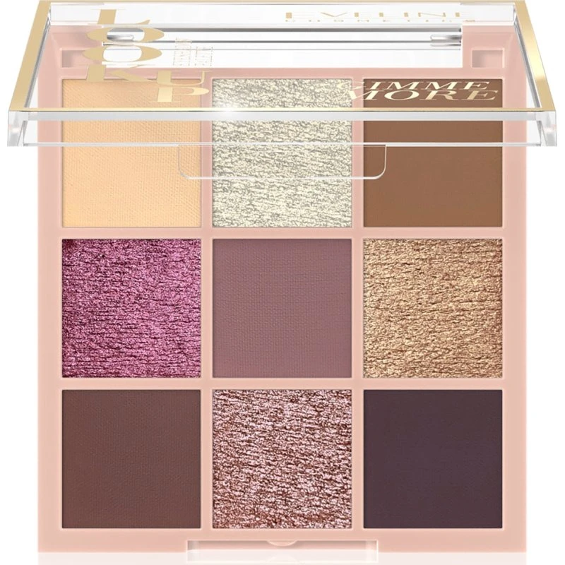 Eveline Cosmetics Look Up paleta 9 cieni do powiek Take Me On 10.8g