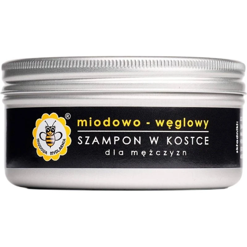 Miodowa Mydlarnia Szampon w kostce Miodowo-Węglowy 70g