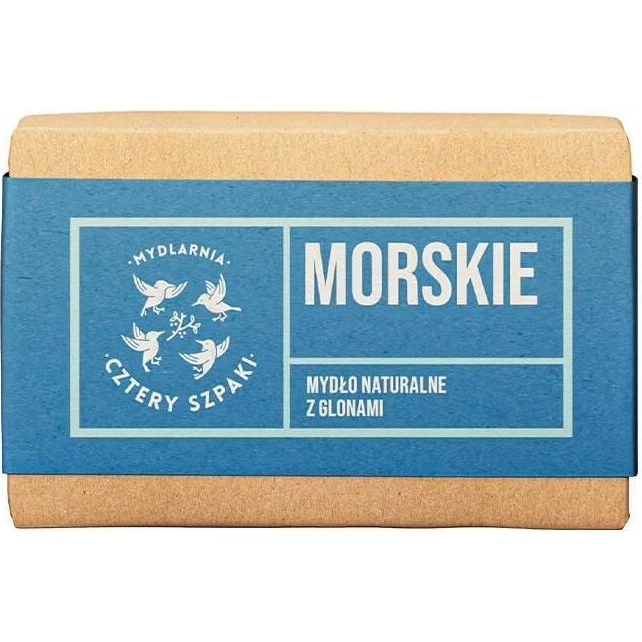 Mydlarnia Cztery Szpaki Mydło naturalne Morskie 110g