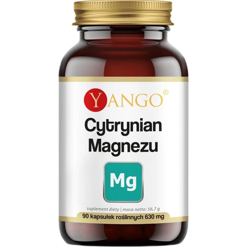 Yango Cytrynian Magnezu Bezwodny 90 kapsułek