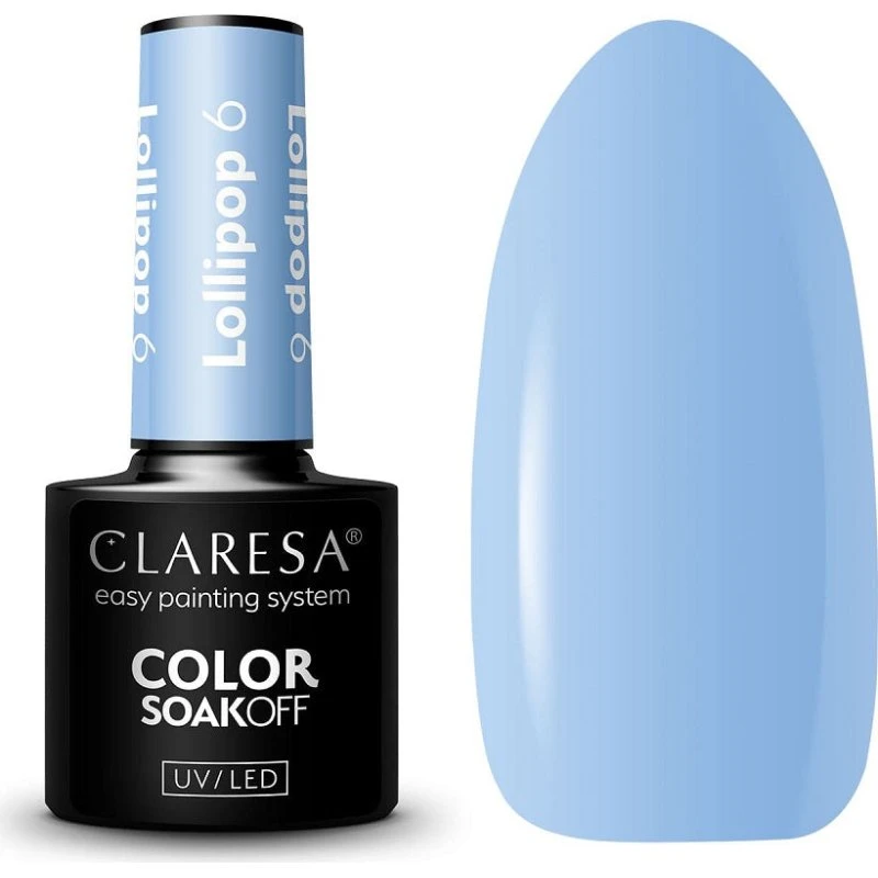 Claresa Soak Off UV/LED Lollipop lakier hybrydowy 5g