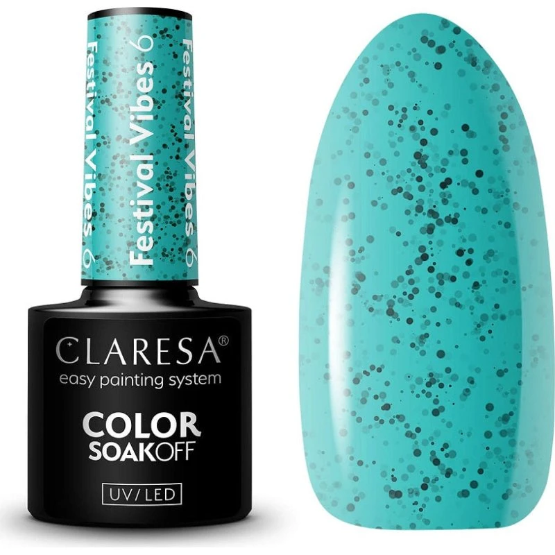Claresa Soak Off UV/LED Festival Vibes lakier hybrydowy 6 (5g)