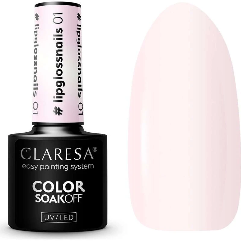 Claresa Color Soak Off UV/LED Lipglossnails 01 (5g)