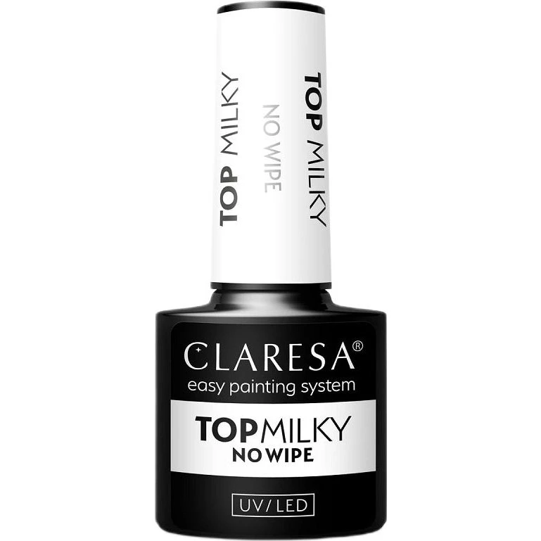 Claresa Top Milky No Wipe mleczny top hybrydowy 5g