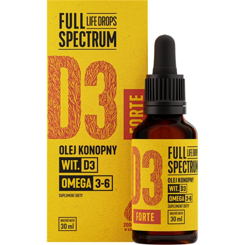Full Spectrum Witamina D3 Forte 2000 IU - 30ml