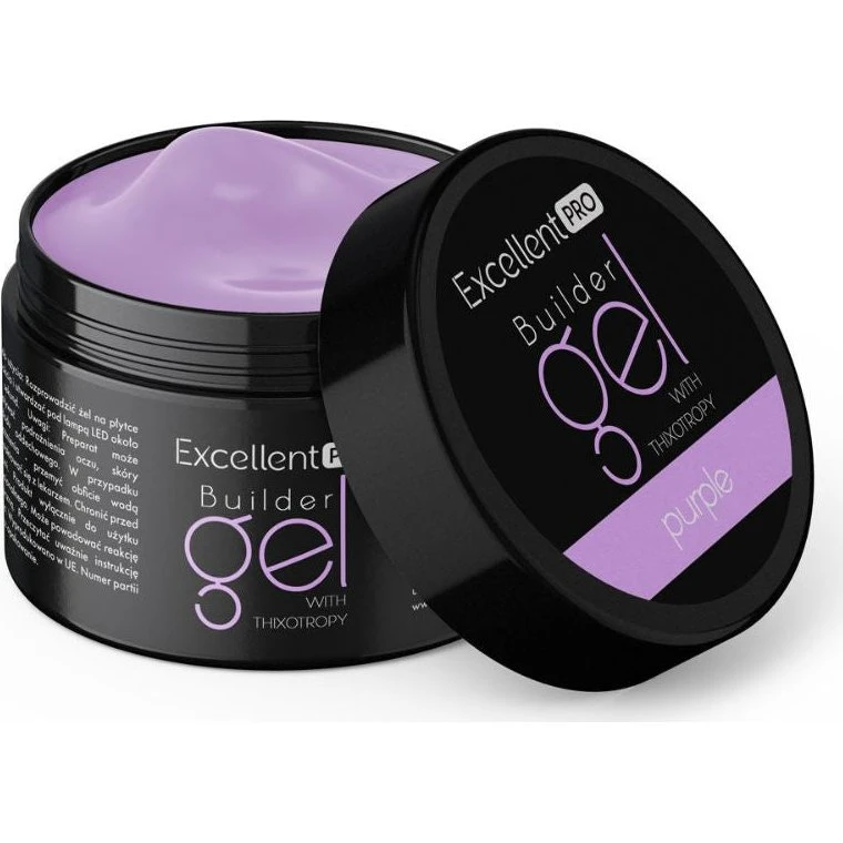 Excellent PRO Builder Gel With Thixotropy Purple 50g
