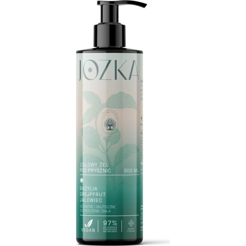 Jozka Ziołowy żel pod prysznic bazylia, grejpfrut, jałowiec 500ml