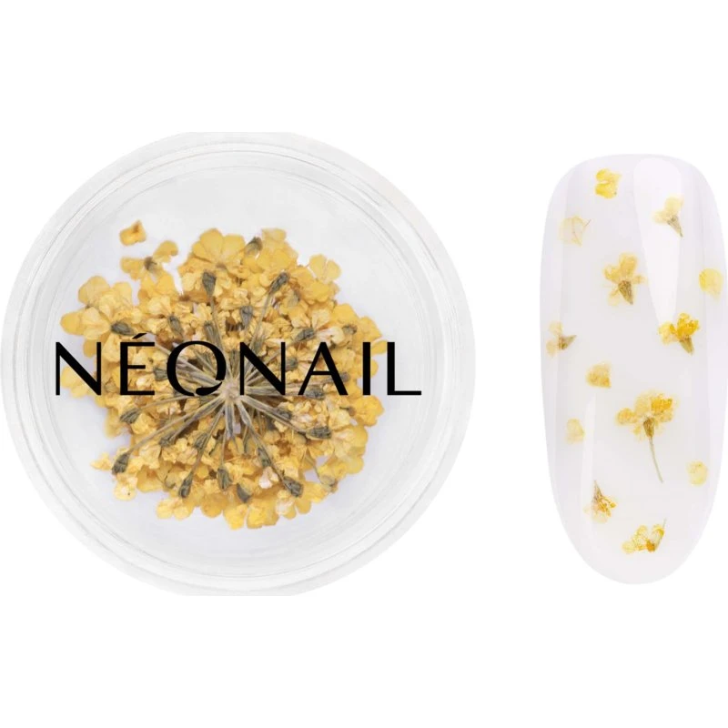 NEONAIL Suszone kwiaty - Żółte