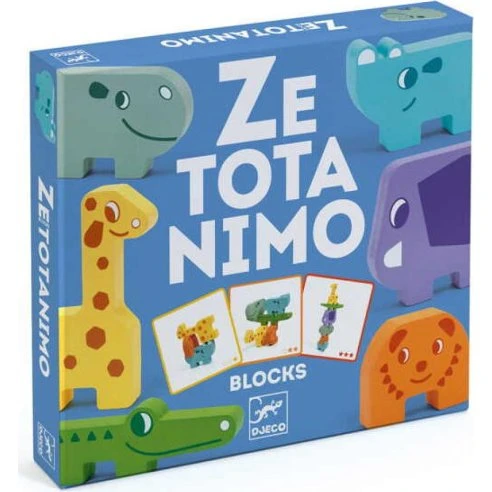 Djeco Ze Totanimo - Drewniane Zwierzątka do Układania