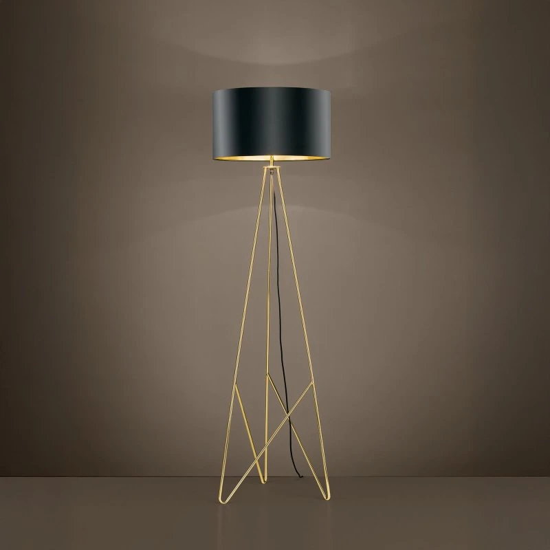 Lampa stojąca Stars of Light Camporale, czarna, 154 cm