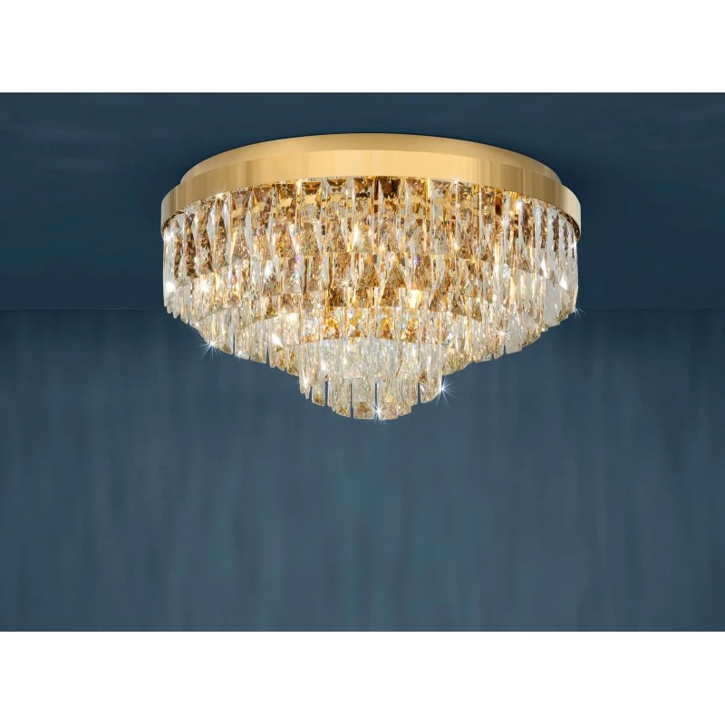 Stars of Light Valparaiso - Lampa sufitowa złota, Ø 58 cm