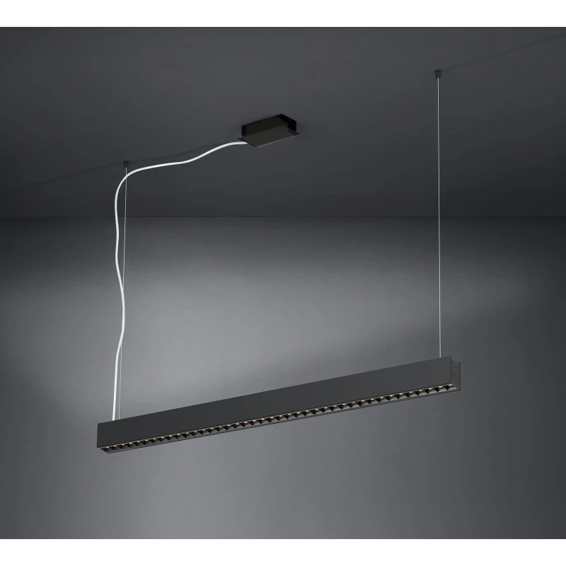 Stars of Light Termini LED Żyrandol, czarny, 107 cm
