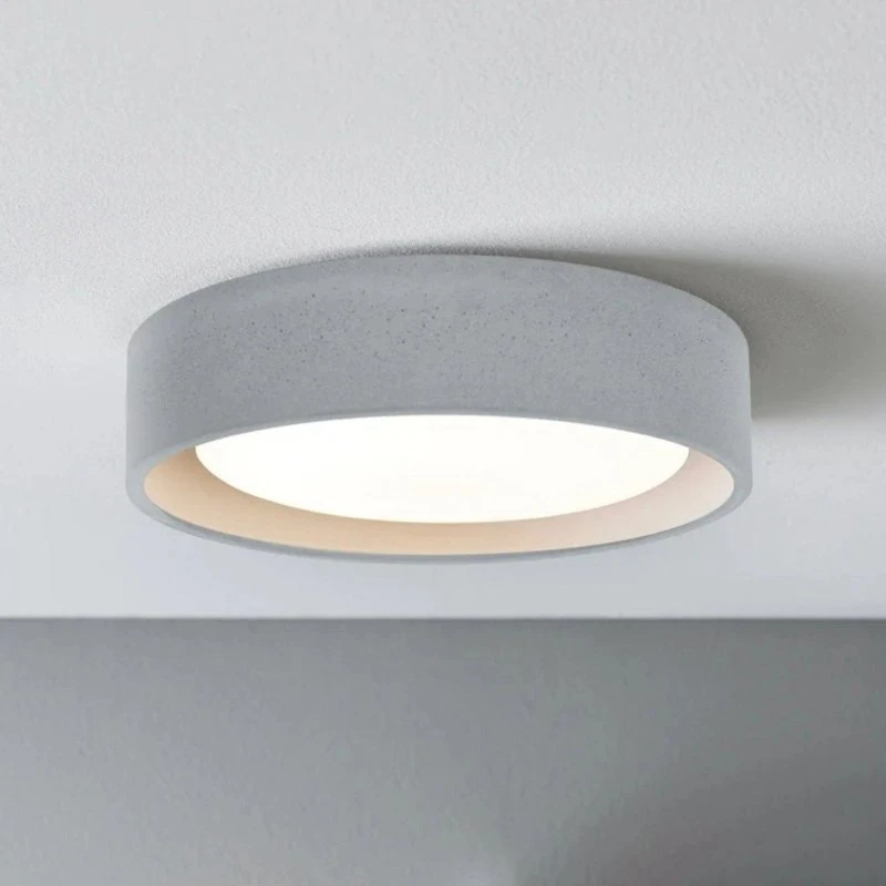 Beacon Uno Lampa sufitowa betonowa, szara, Ø 27 cm, GX53