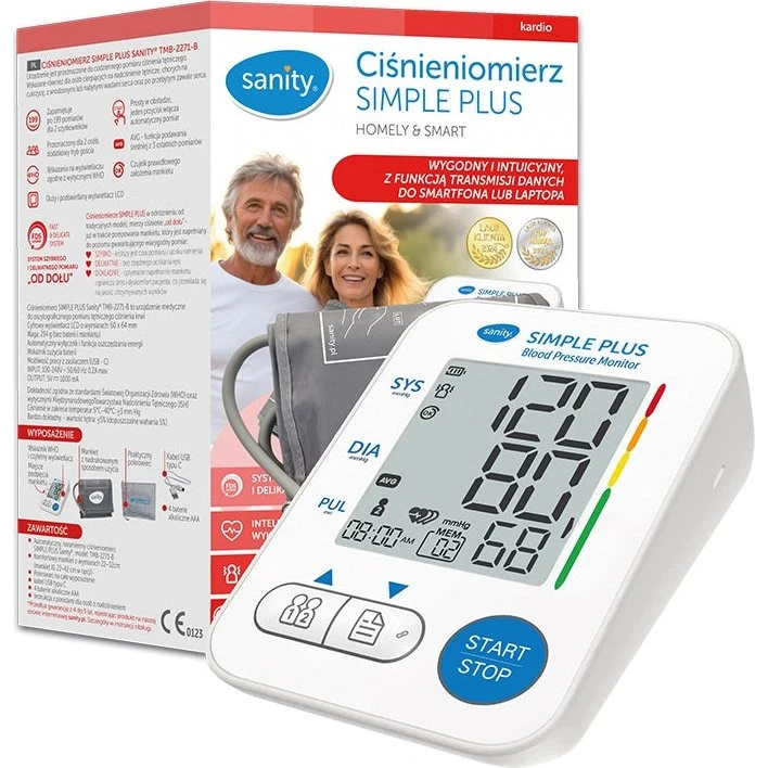 Sanity Simple PLUS ciśnieniomierz TMB-2271-B z zasilaczem