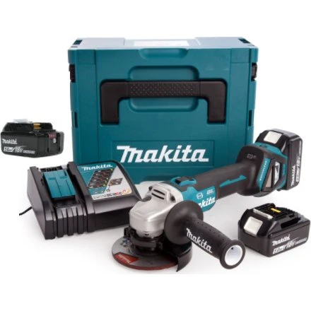 Makita DGA513RT3J Szlifierka Kątowa 125mm 18V BLDC 3x5.0Ah