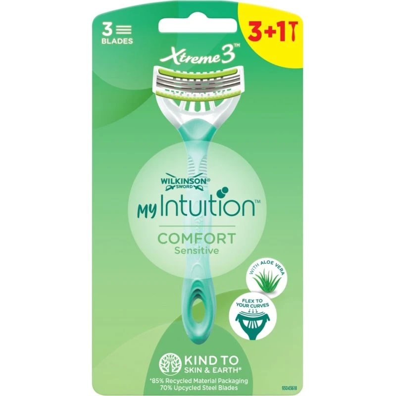 Wilkinson My Intuition Xtreme3 Comfort Sensitive - 4 sztuki