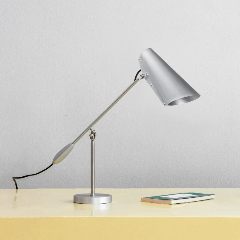 Birdy Lampa Stołowa Szary - Designerska Kolekcja Northern