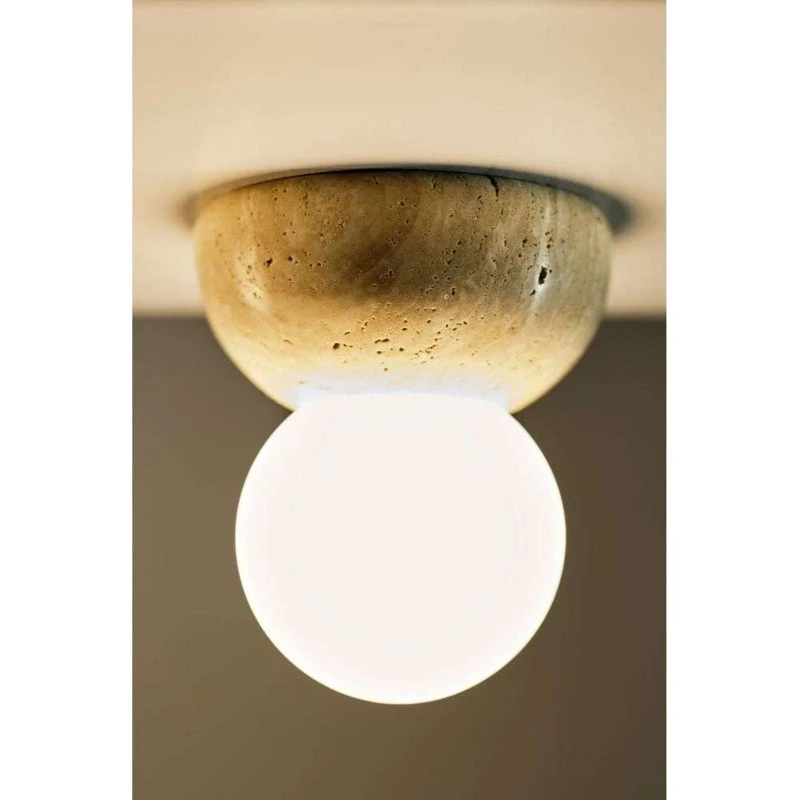 Globen Lighting Kinkiet Torrano 13 cm beżowy IP44