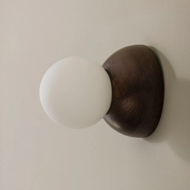 Kinkiet Globen Lighting Torrano brązowy Ø 13 cm IP44