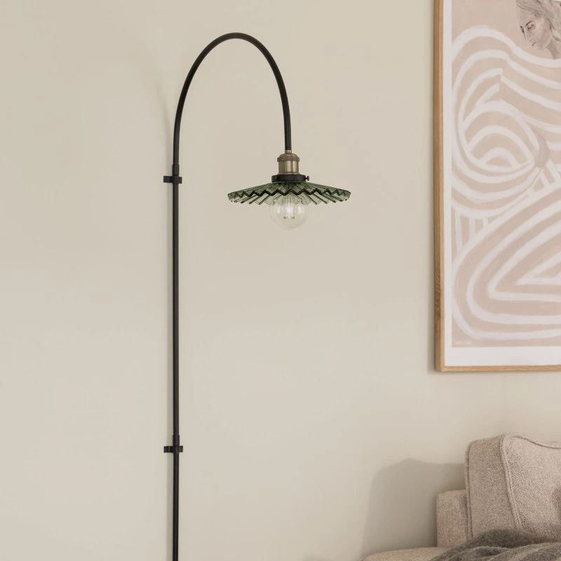 Globen Lighting lampa ścienna COBBLER zielona, szkło, 150 cm