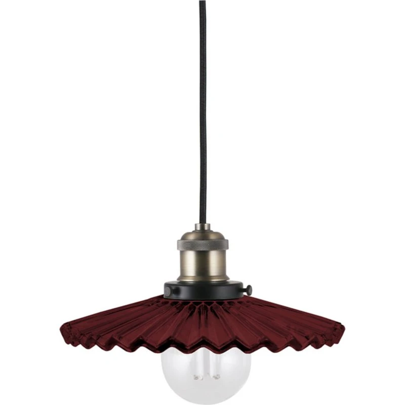 Globen Lighting Lampa wisząca Cobbler 25 Burgundy