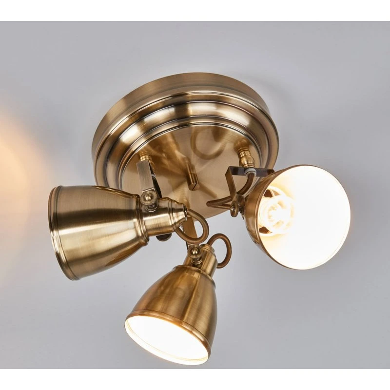 Lampa sufitowa FJÄLLBACKA Markslöjd Antique Brass