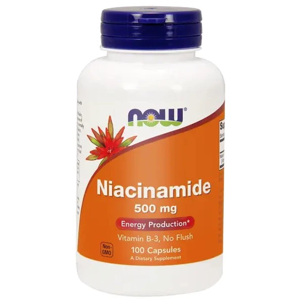 Now Foods Niacinamide 500mg 100 kapsułek